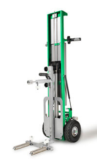 LM120W liftmobile for lifting heavy tyres and wheels front