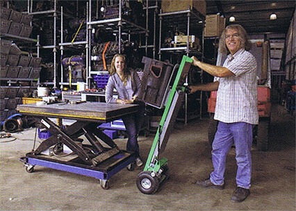 Herman and Laura, the inventors of the liftmobile of Tiller®