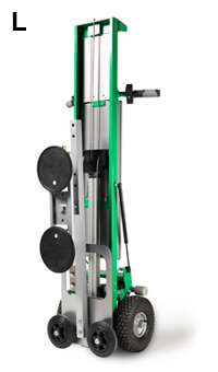 Liftmobile LM120G for lifting and mounting large glass